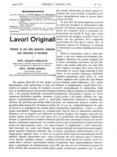 Rivista critica di clinica medica