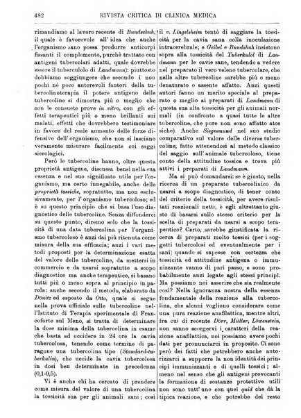 Rivista critica di clinica medica