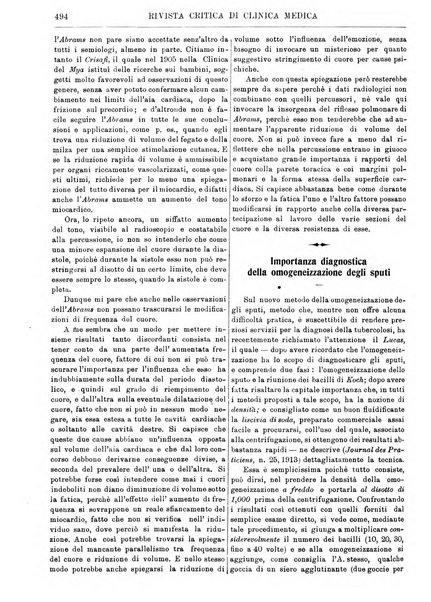 Rivista critica di clinica medica