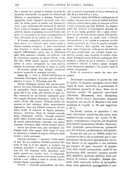 Rivista critica di clinica medica