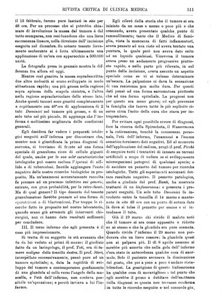 Rivista critica di clinica medica