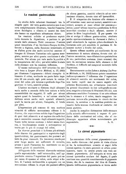 Rivista critica di clinica medica