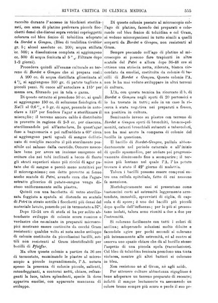 Rivista critica di clinica medica