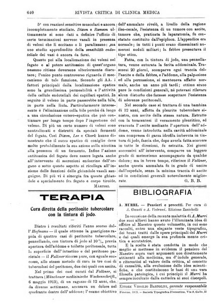 Rivista critica di clinica medica