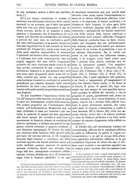 Rivista critica di clinica medica