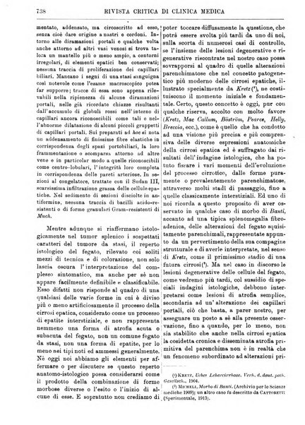 Rivista critica di clinica medica