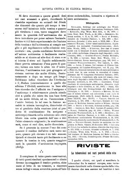 Rivista critica di clinica medica