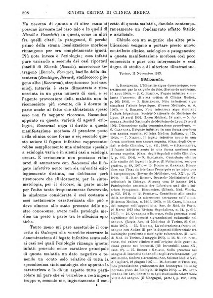 Rivista critica di clinica medica