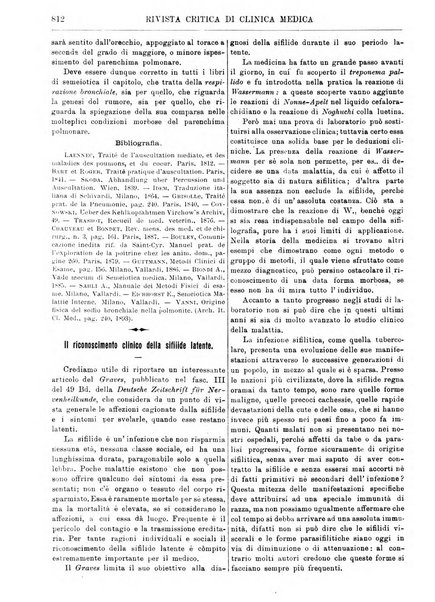 Rivista critica di clinica medica