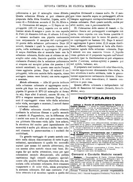 Rivista critica di clinica medica