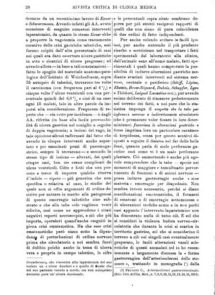 Rivista critica di clinica medica