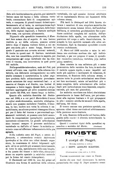 Rivista critica di clinica medica