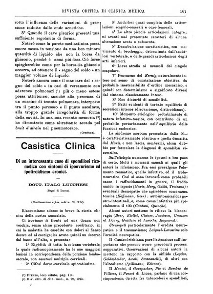 Rivista critica di clinica medica