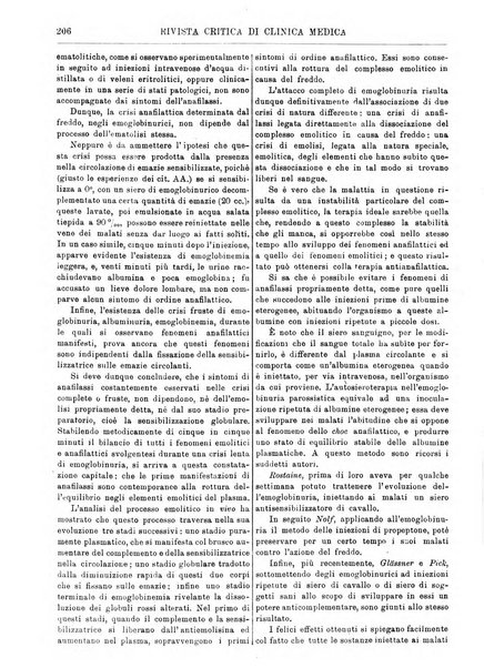 Rivista critica di clinica medica