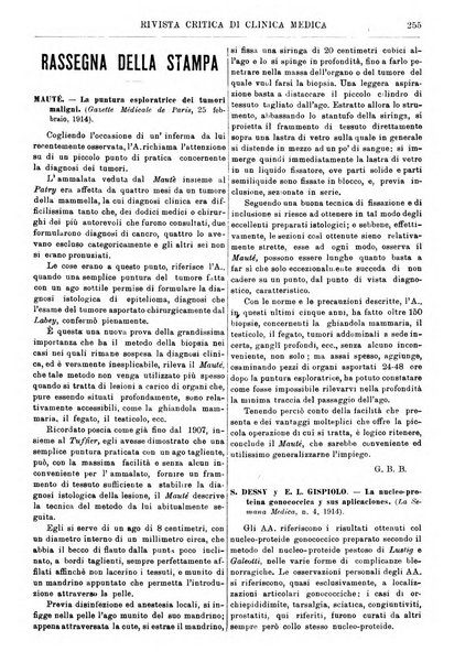 Rivista critica di clinica medica