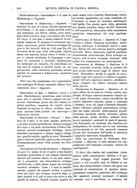 Rivista critica di clinica medica