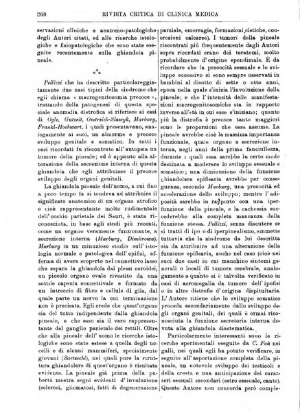 Rivista critica di clinica medica