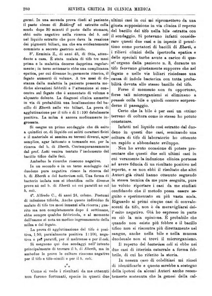 Rivista critica di clinica medica