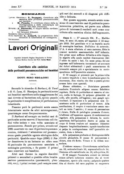 Rivista critica di clinica medica