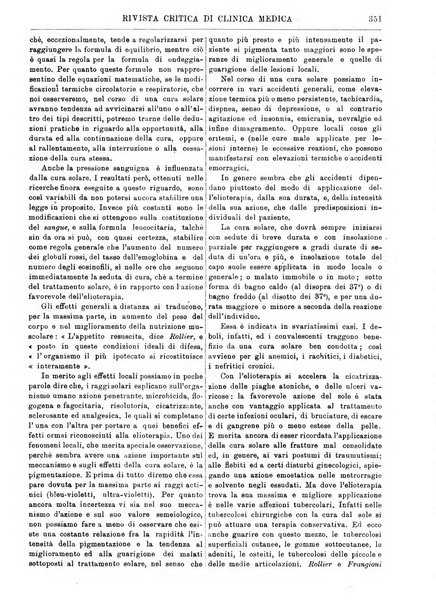 Rivista critica di clinica medica