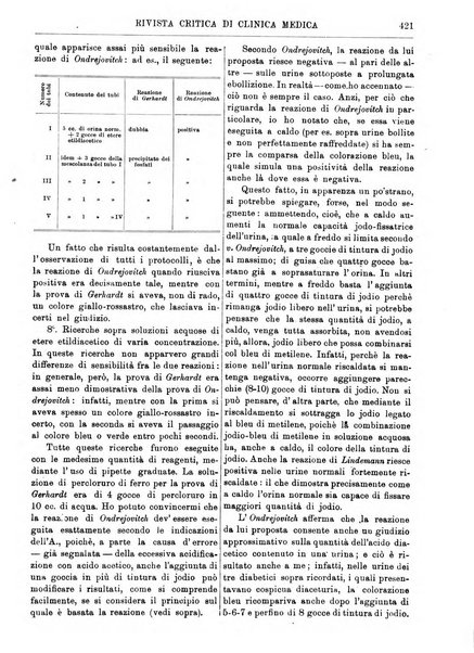 Rivista critica di clinica medica