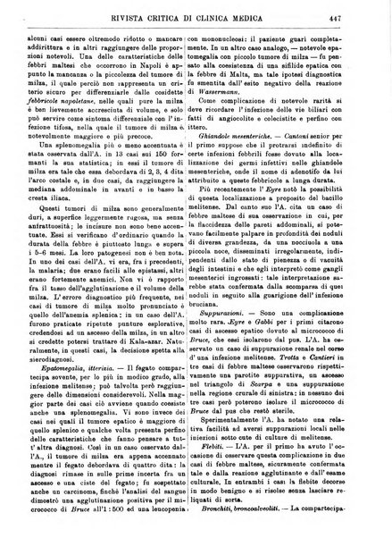 Rivista critica di clinica medica