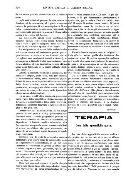 Rivista critica di clinica medica