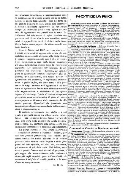 Rivista critica di clinica medica