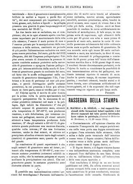 Rivista critica di clinica medica