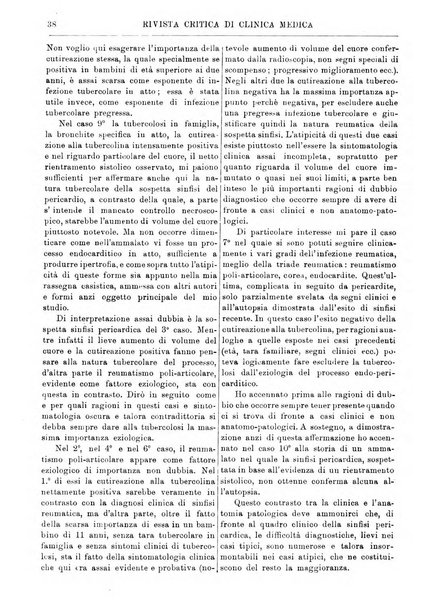 Rivista critica di clinica medica