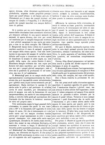 Rivista critica di clinica medica