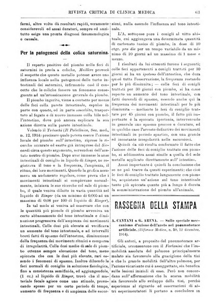 Rivista critica di clinica medica