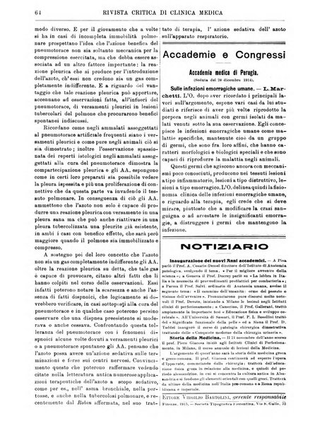 Rivista critica di clinica medica