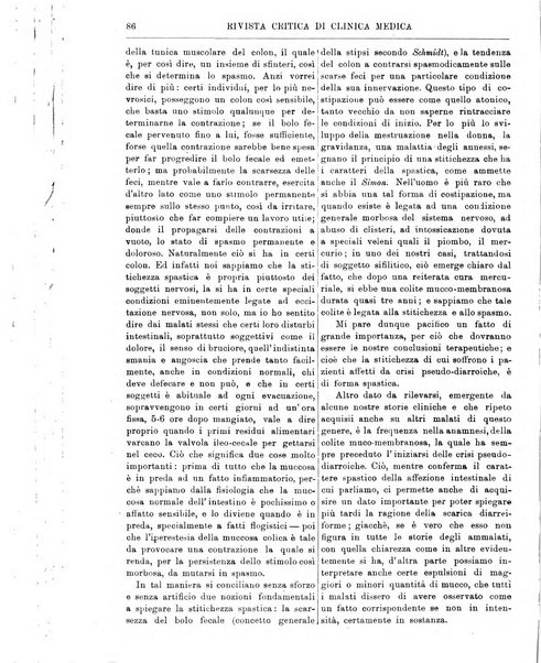 Rivista critica di clinica medica