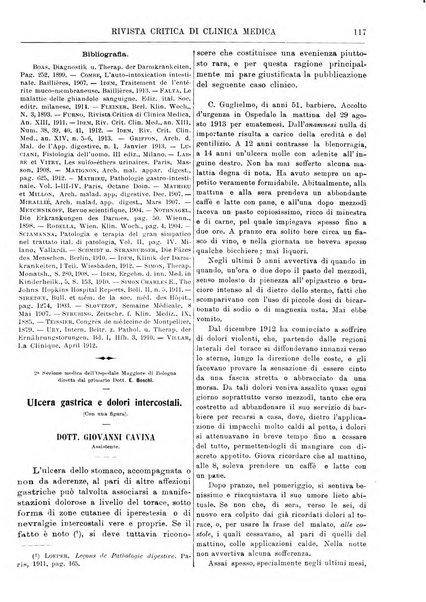 Rivista critica di clinica medica