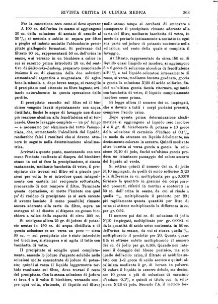 Rivista critica di clinica medica