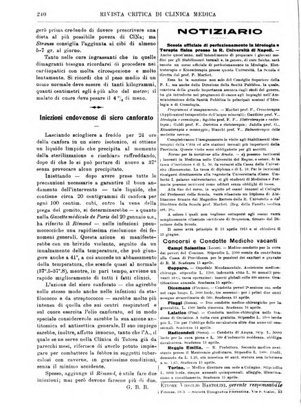 Rivista critica di clinica medica