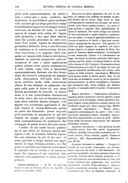 Rivista critica di clinica medica