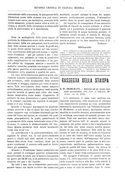 Rivista critica di clinica medica