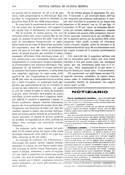 Rivista critica di clinica medica