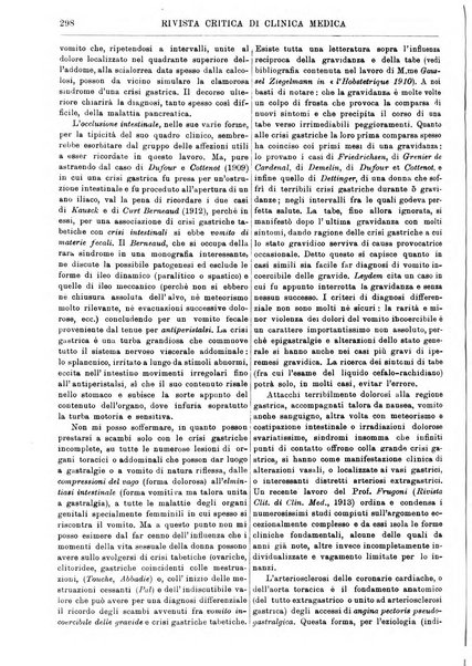 Rivista critica di clinica medica