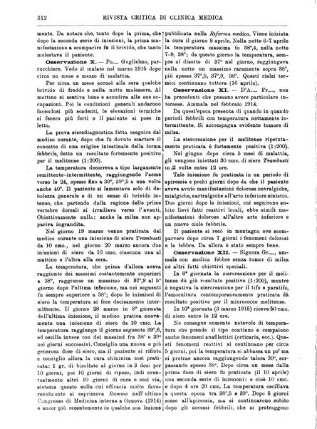 Rivista critica di clinica medica