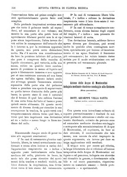 Rivista critica di clinica medica