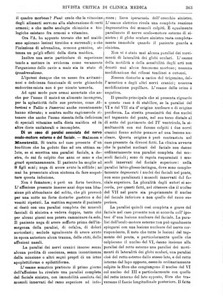 Rivista critica di clinica medica