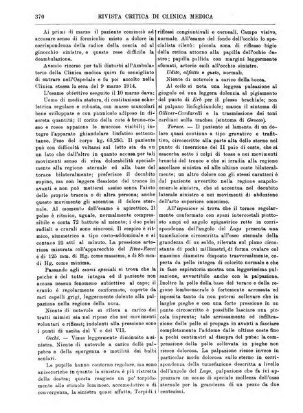 Rivista critica di clinica medica