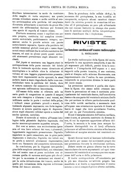 Rivista critica di clinica medica