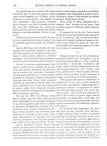 Rivista critica di clinica medica