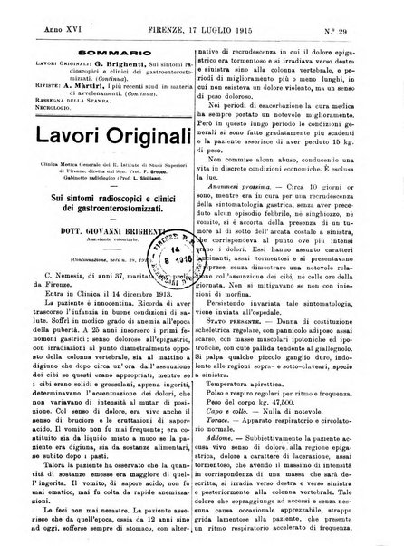 Rivista critica di clinica medica