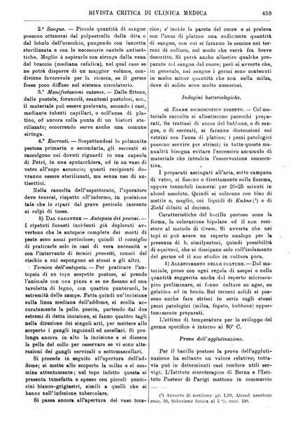 Rivista critica di clinica medica