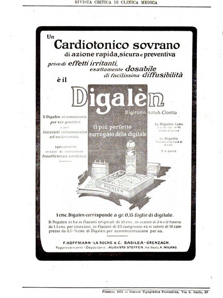 Rivista critica di clinica medica